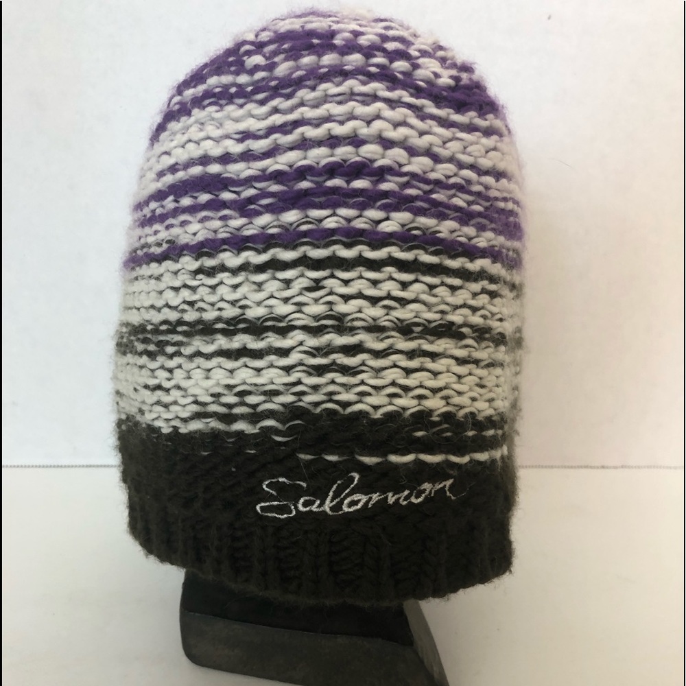 Salomon Beanie Cap Purple